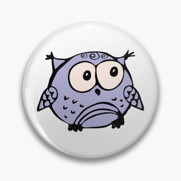 Item preview, Cute Hand Drawn Owlet Cosmic Purple Baby Bird Graphic designed and sold by Naumdesign.