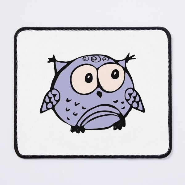 Item preview, Cute Hand Drawn Owlet Cosmic Purple Baby Bird Graphic designed and sold by Naumdesign.