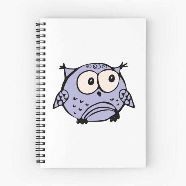 Item preview, Cute Hand Drawn Owlet Cosmic Purple Baby Bird Graphic designed and sold by Naumdesign.