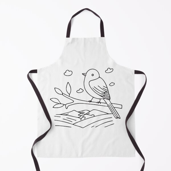 Item preview, A lone bird sitting on a branch with the valley spreading below designed and sold by rasagamastore.