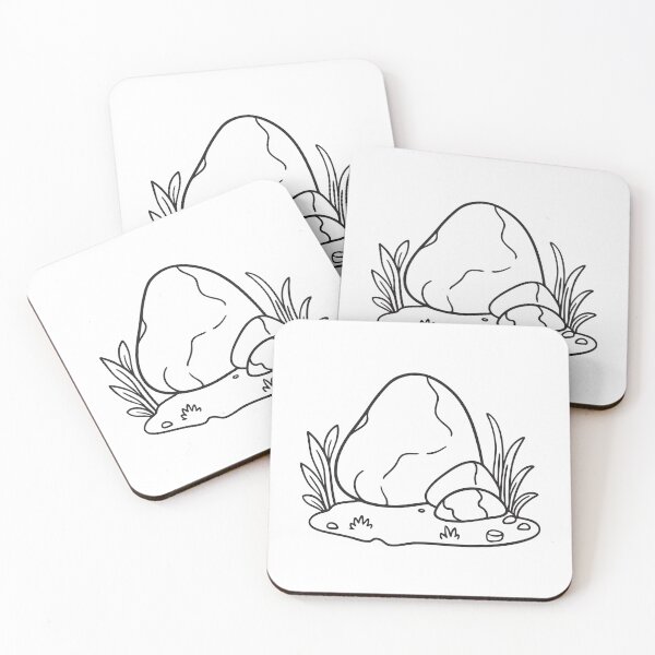 Item preview, A boulder placed at the edge of a trail above the valley designed and sold by rasagamastore.
