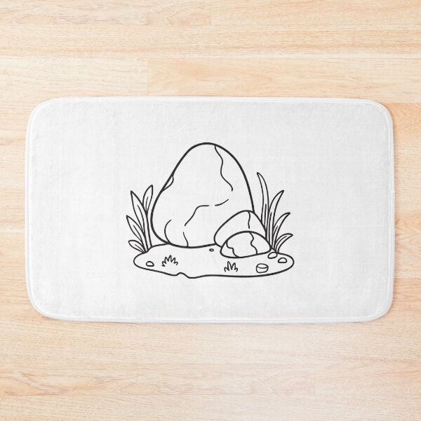 Item preview, A boulder placed at the edge of a trail above the valley designed and sold by rasagamastore.
