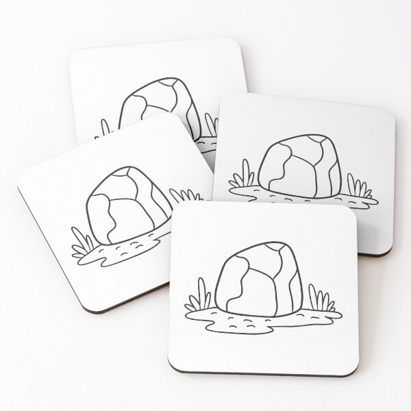 Item preview, A heavy stone positioned near the rim of a valley path designed and sold by rasagamastore.