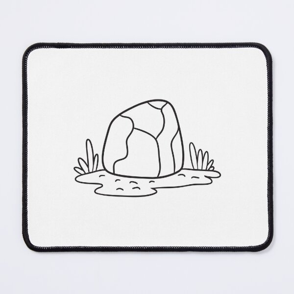 Item preview, A heavy stone positioned near the rim of a valley path designed and sold by rasagamastore.