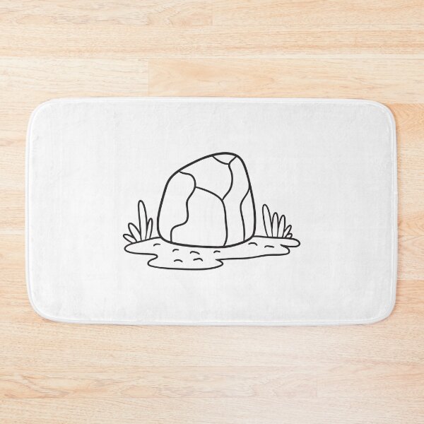 Item preview, A heavy stone positioned near the rim of a valley path designed and sold by rasagamastore.