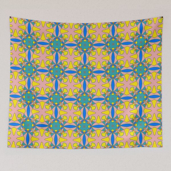Item preview, Colorful Floral Mandala Seamless Pattern for Textile, Wallpaper and Surface Design with Geometric Symmetry designed and sold by MeawExoplanet.