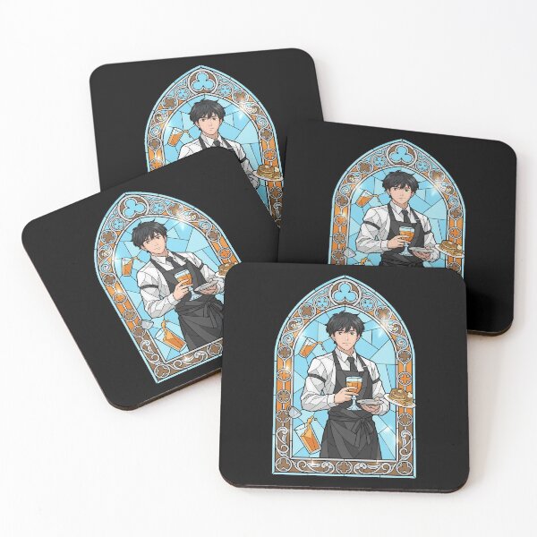 Item preview, Okumura Eiji Banana Fish Gentle Cafe Stained Glass Portrait designed and sold by mildaclairmo.
