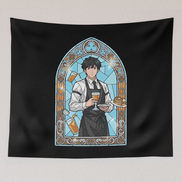 Item preview, Okumura Eiji Banana Fish Gentle Cafe Stained Glass Portrait designed and sold by mildaclairmo.