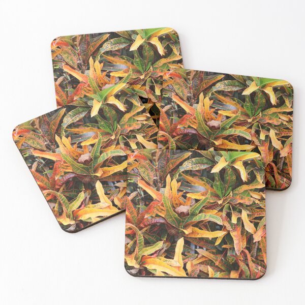 Item preview, Colourful Croton Plant Foliage Pattern designed and sold by 27Tammy27.