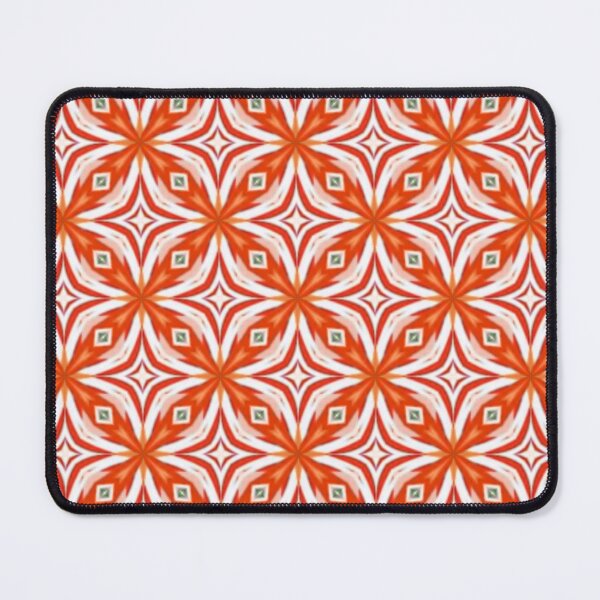 Item preview, Retro Orange Burst Pattern designed and sold by Shy Fractal Designs.
