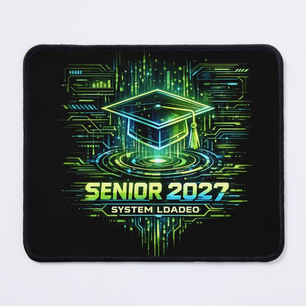 Item preview, Senior 2027 System Loaded Neon Gamer Graduation designed and sold by teemix.