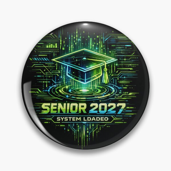 Item preview, Senior 2027 System Loaded Neon Gamer Graduation designed and sold by teemix.