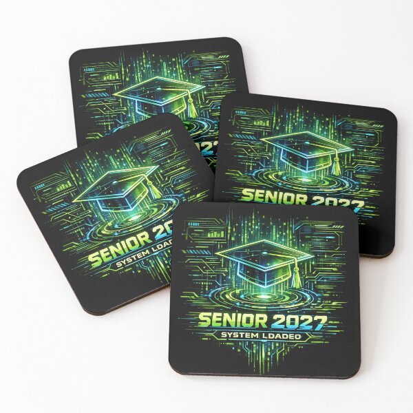 Item preview, Senior 2027 System Loaded Neon Gamer Graduation designed and sold by teemix.