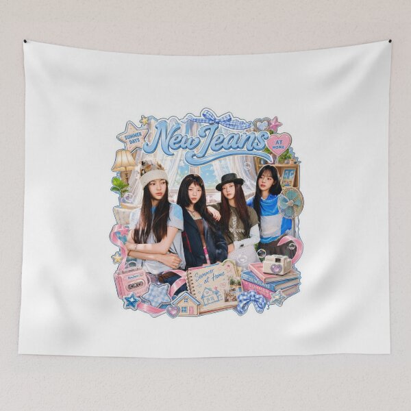 Item preview, NewJeans Retro Music CD & Summer Poolside Visual Art designed and sold by Valereekmerch.
