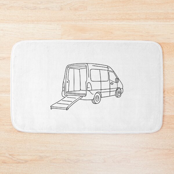 Item preview, A loading ramp extended from the rear of a parked delivery van designed and sold by rasagamastore.