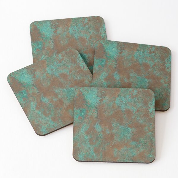 Item preview, Turquoise Copper Patina Rust Texture designed and sold by The Rust Lab.