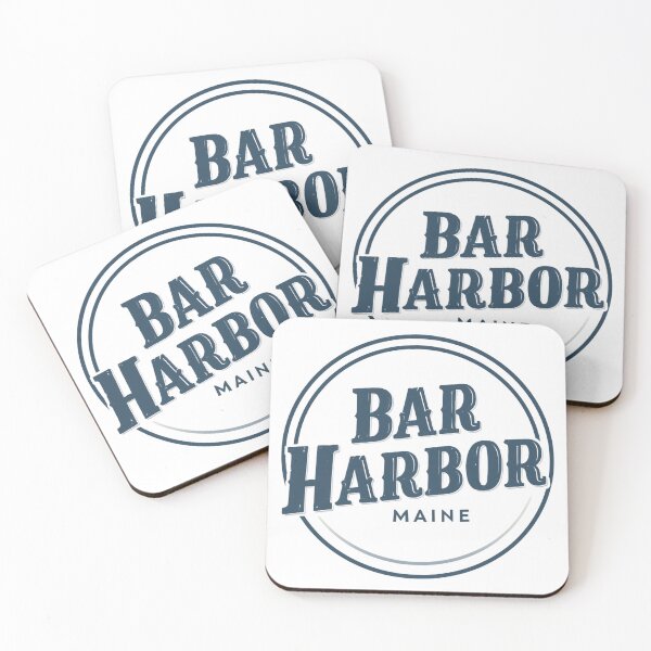 Item preview, Bar Harbor Town in Maine designed and sold by PamLeeDesign.
