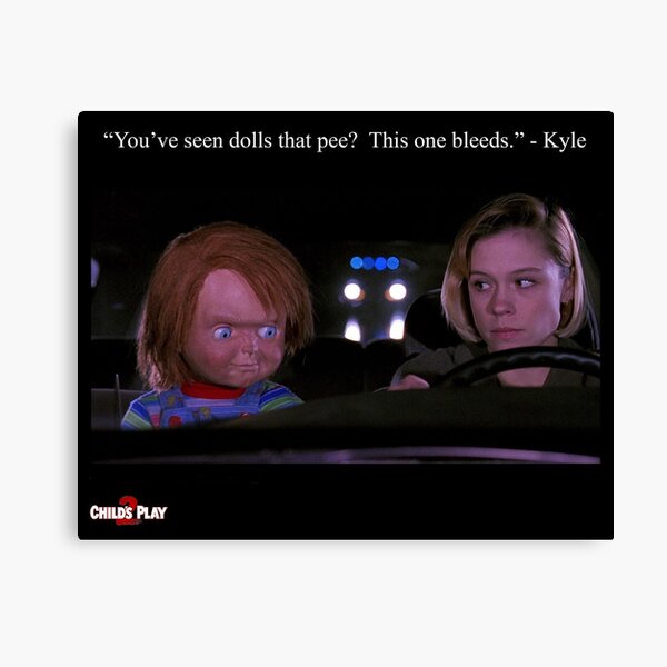 Child's Play 2 - Kyle & Chucky Canvas Print