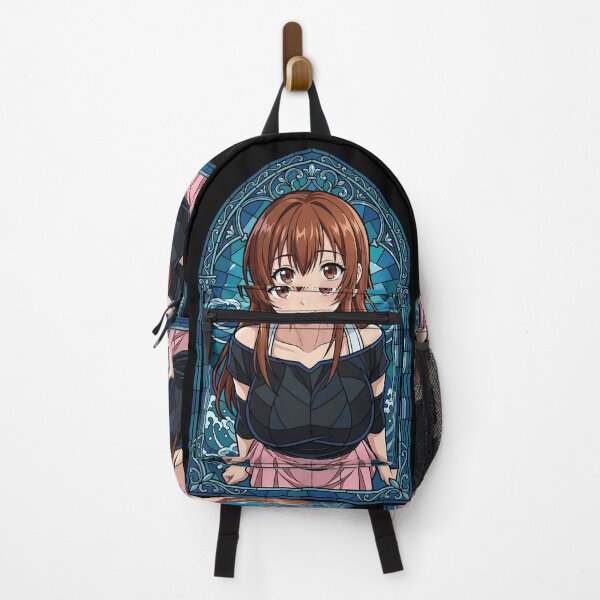 Item preview, Aina Yoshiwara Grand Blue Wave Stained Glass Anime Girl Portrait designed and sold by mildaclairmo.