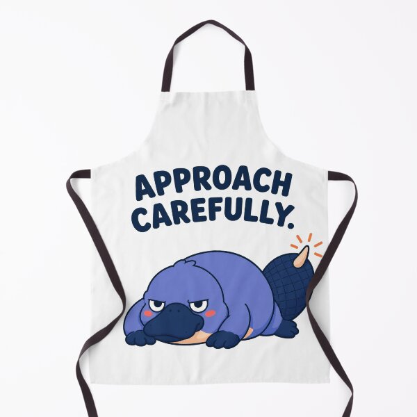 Item preview, Approach Carefully – Grumpy Platypus Warning designed and sold by OddFellasClub.