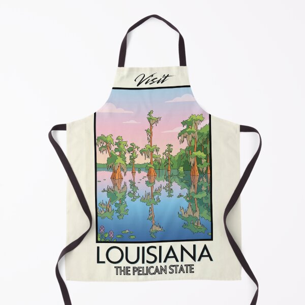 Item preview, Louisiana Scenic Vintage Style Travel Advert designed and sold by Dimensionality.