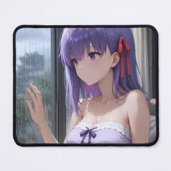 Item preview, Sakura Matou Fate Stay Night Rainy Window Reflection designed and sold by mildaclairmo.