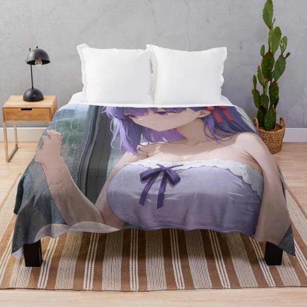 Item preview, Sakura Matou Fate Stay Night Rainy Window Reflection designed and sold by mildaclairmo.