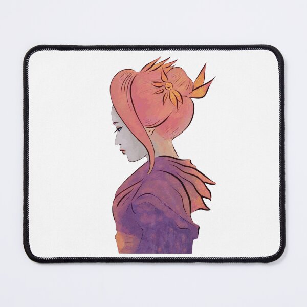 Item preview, Elegant fantasy woman shown in profile designed and sold by 68MadagascarZoo.
