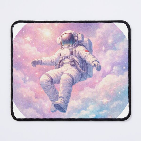 Item preview, Dreamy Astronaut Floating in Pastel Space designed and sold by RoyArt0.