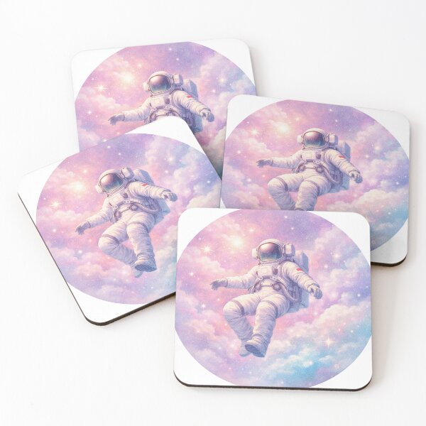 Item preview, Dreamy Astronaut Floating in Pastel Space designed and sold by RoyArt0.