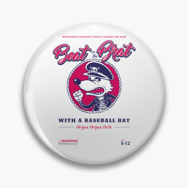 Item preview, Punk Rock Wolf Character Baseball Bat designed and sold by Editlab.