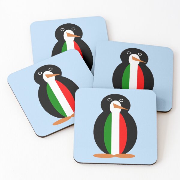 Item preview, Italian Flag Ms. Penguin Cute Italy Design designed and sold by AuntieShoe.