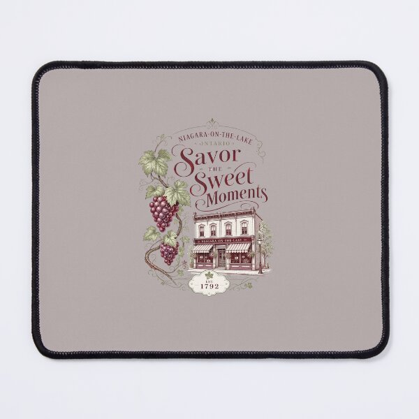 Item preview, Niagara-on-the-Lake Vintage Floral Vineyard – Savor the Sweet Moments – Ontario Wine Country Art designed and sold by bobscraze.