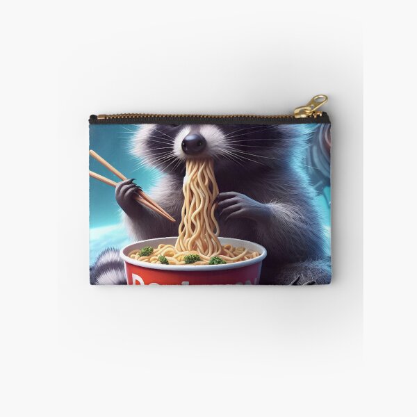 Item preview, Raccoon Eating Noodles in  designed and sold by FedraFolliero.