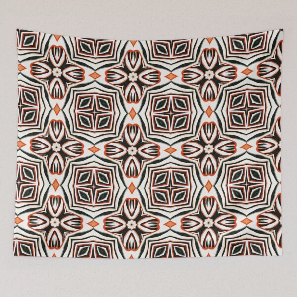 Item preview, Tribal Totem Pole Pattern designed and sold by Shy Fractal Designs.