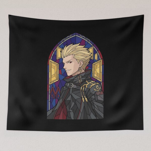 Item preview, Gilgamesh Fate Stay Night Royal Stained Glass Gold Armor Aura designed and sold by mildaclairmo.