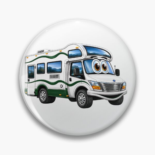 Item preview, Green Cartoon Camper designed and sold by Scott Hayes.