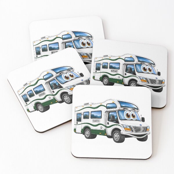 Item preview, Green Cartoon Camper designed and sold by Scott Hayes.