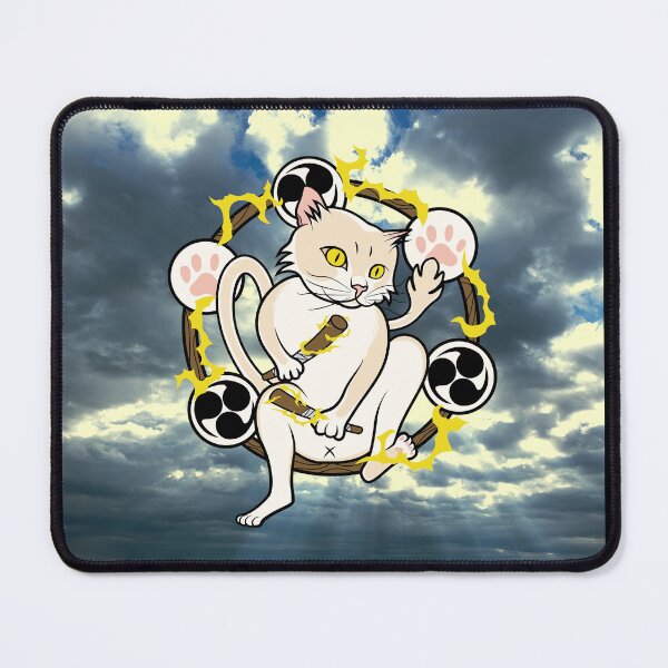 Item preview, Raijin Cat | Japanese Thunder God Inspired Illustration designed and sold by UglyCattt.