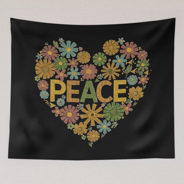 Item preview, Peace, Love, And Wildflowers designed and sold by FoldedRainbow.