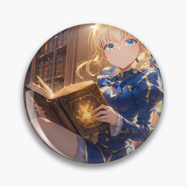 Item preview, Saber Fate Stay Night Enchanted Library Study designed and sold by mildaclairmo.