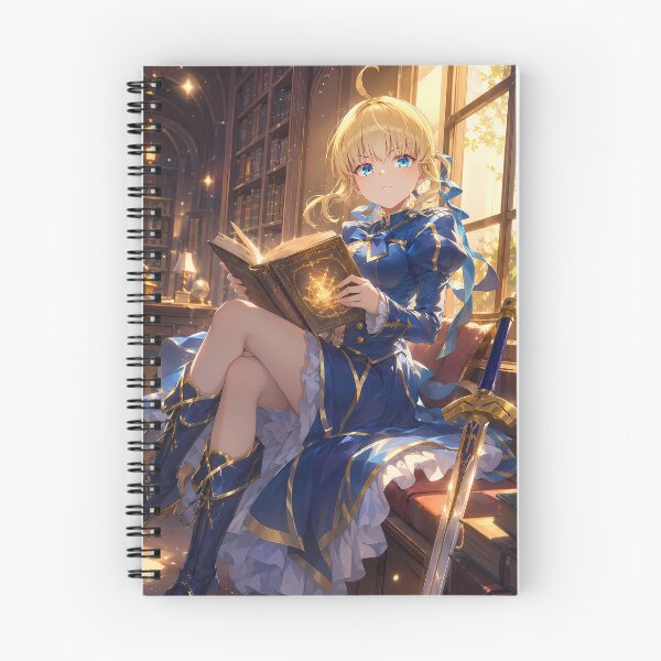 Item preview, Saber Fate Stay Night Enchanted Library Study designed and sold by mildaclairmo.