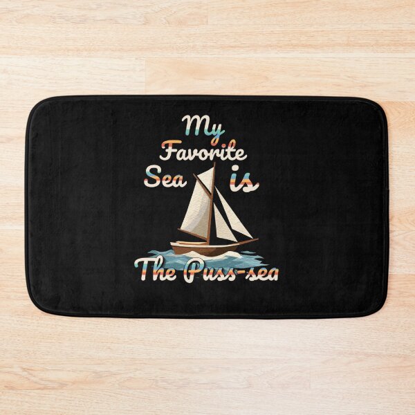 Item preview, My Favorite Sea is The Puss-sea Funny Adult Design designed and sold by DarkRelicStudio.