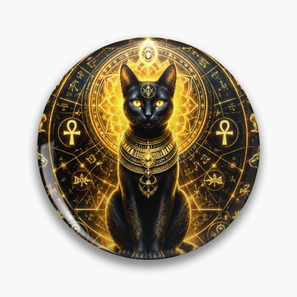 Item preview, ✨ Bastet's Celestial Seal of Divine Protection ✨ designed and sold by RavenCrow444.