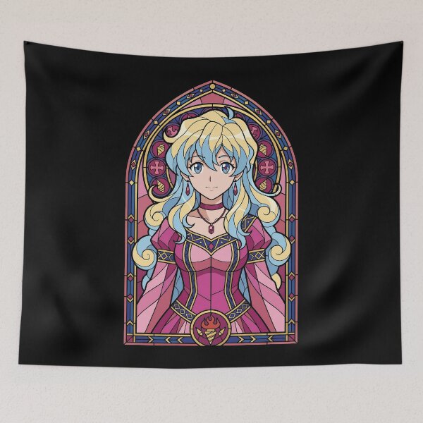 Item preview, Nia Teppelin Gurren Lagann Princess Stained Glass Smile designed and sold by mildaclairmo.