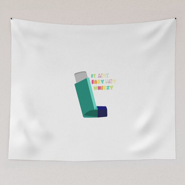 Item preview, It Ain’t Easy Bein’ Wheezy-Funny Asthma Inhaler Sticker-Version 2 designed and sold by Sissy’s shop.