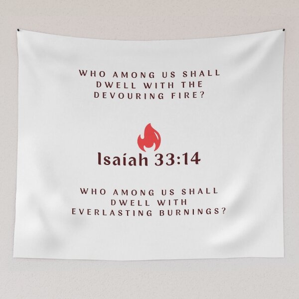 Item preview, Isaiah 33:14 designed and sold by Undonemadenew.