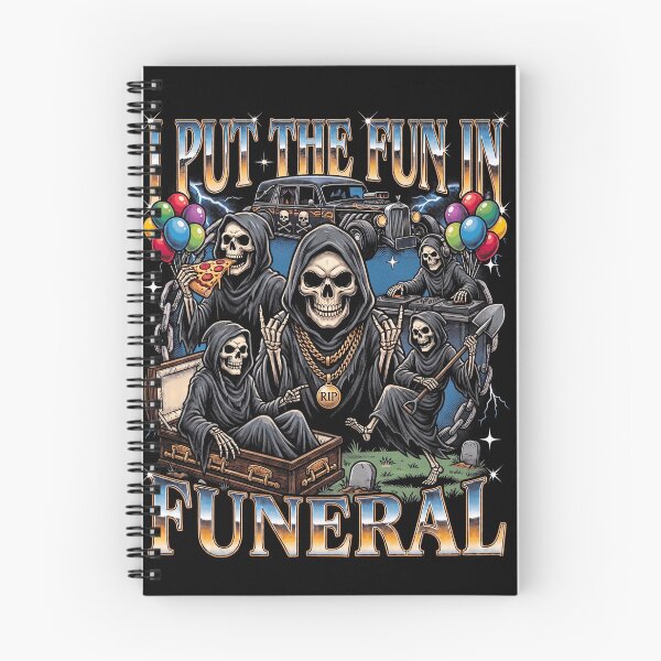 Item preview, I Put The Fun In Funeral Grim Reaper Party Halloween designed and sold by d247.