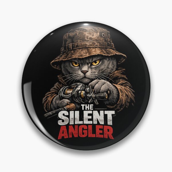 Item preview, Silent Angler Cat designed and sold by teemix.