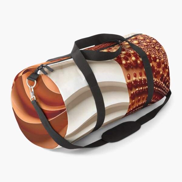 Item preview, Abstract Circular Patterns in Copper and White designed and sold by Vicky Brago-Mitchell®.